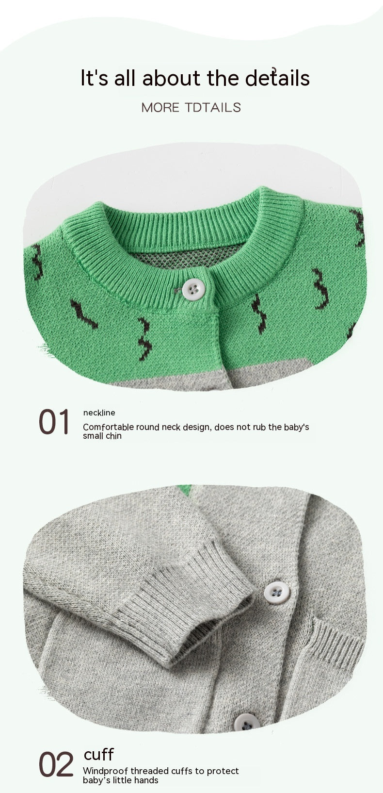 Gator Knitted Boys' Sweater