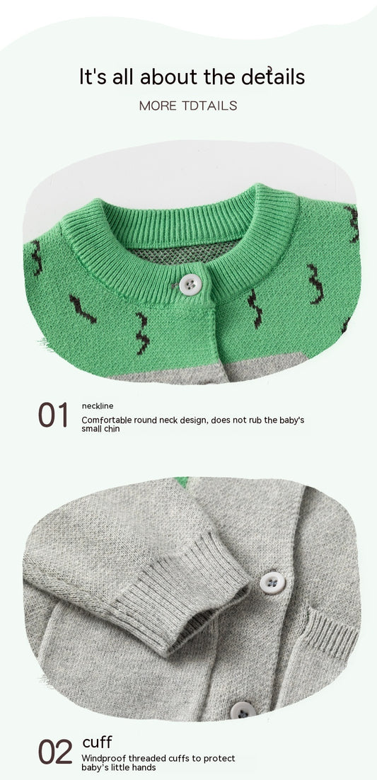 Dinosaur Knitted Boys' Sweater