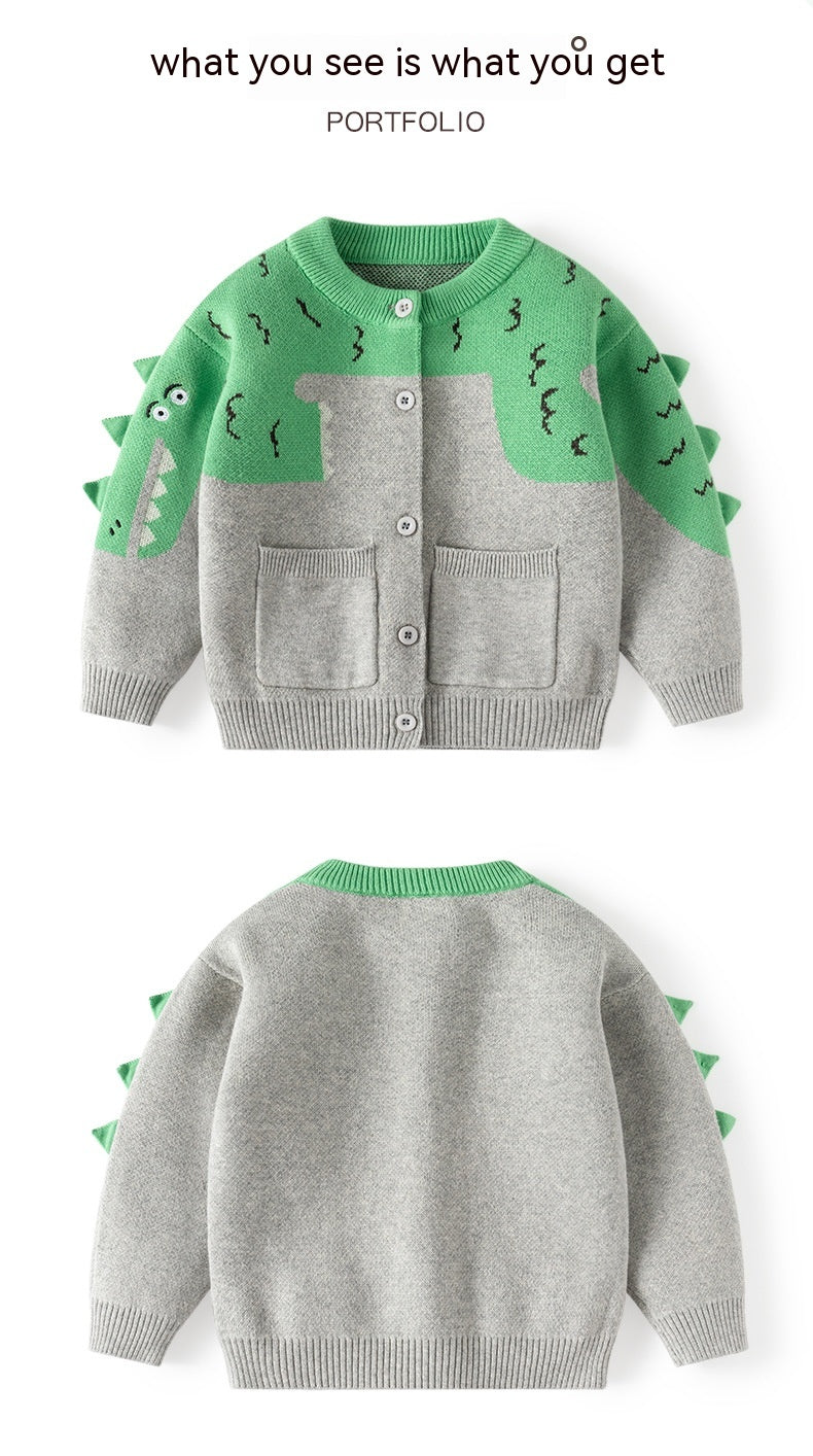 Gator Knitted Boys' Sweater